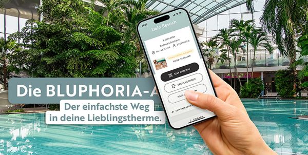 MyBluphoria App vor der Lagune